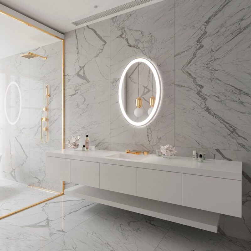 Dimmable Lighted Galaxy Oval  24 x 36