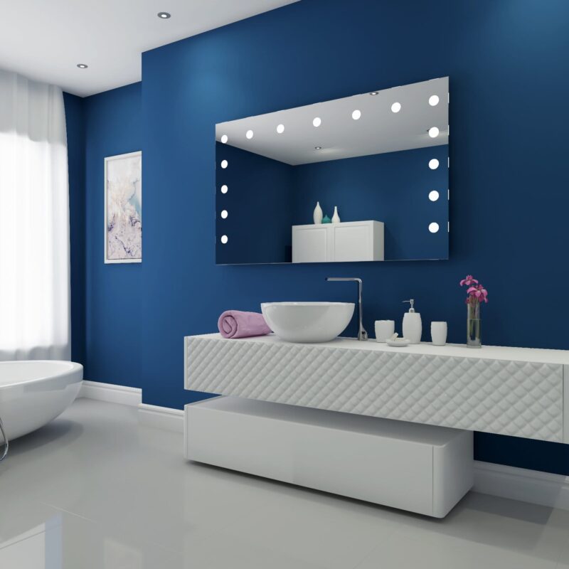Dimmable Hollywood Mirror