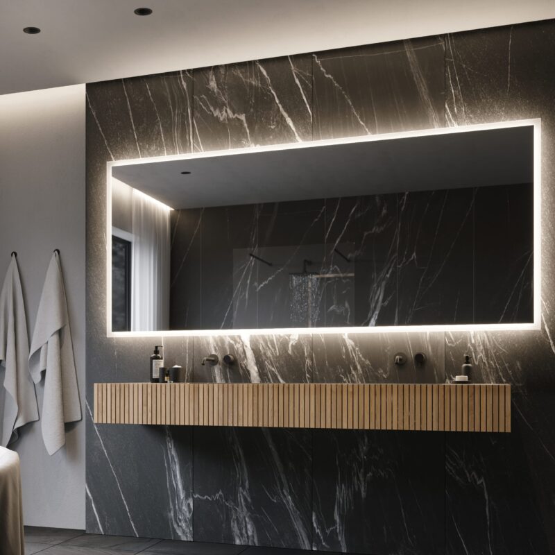 Miroir Rectangle Rétroéclairé Dimmable 100 X 45