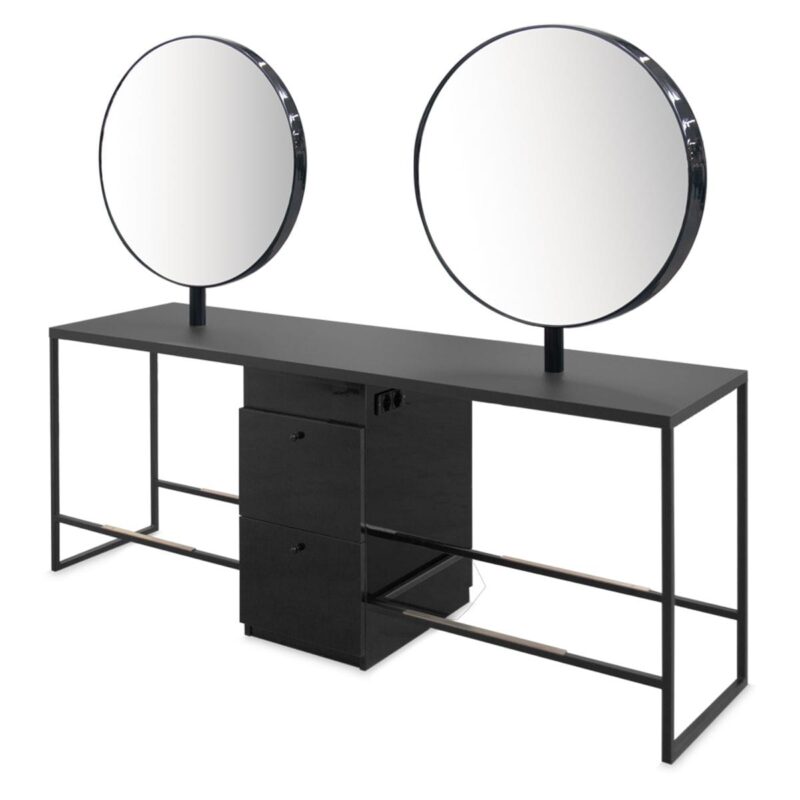 station de coiffure 4 places