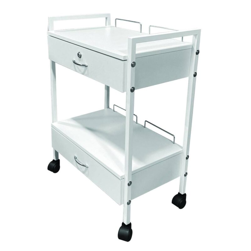 Chariot avec deux tiroirs