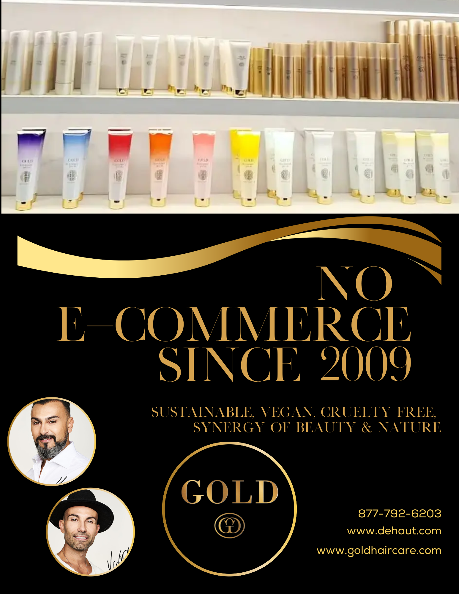 Gold Haircare: No E-commerce since 2009