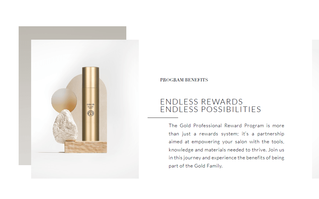 Gold Professional Reward Program