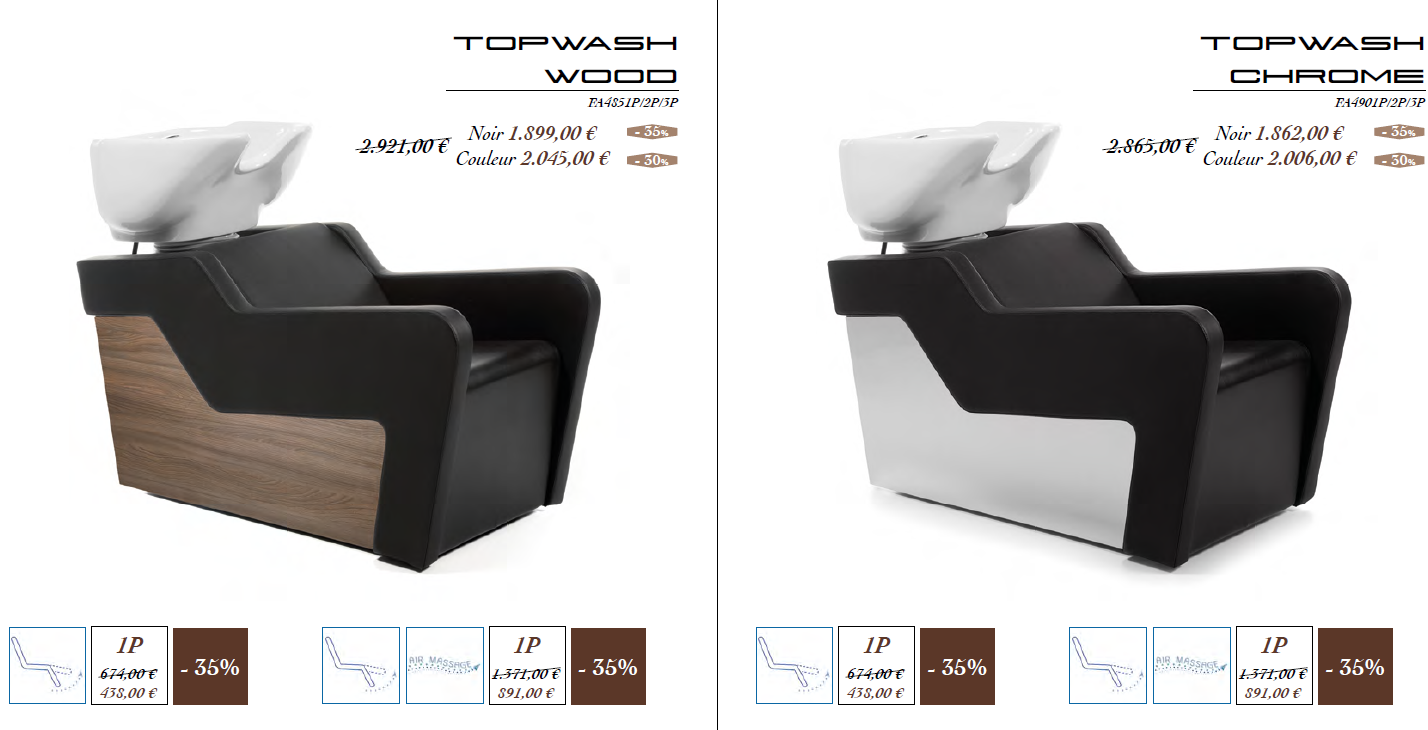 Stainless color shampoo bowls