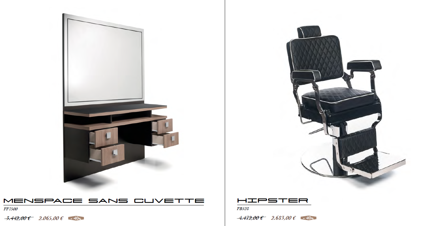 Barber station equipment barbershop