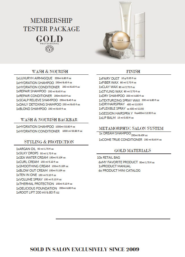 Paraben Free salon products Exclusive for hair Salons