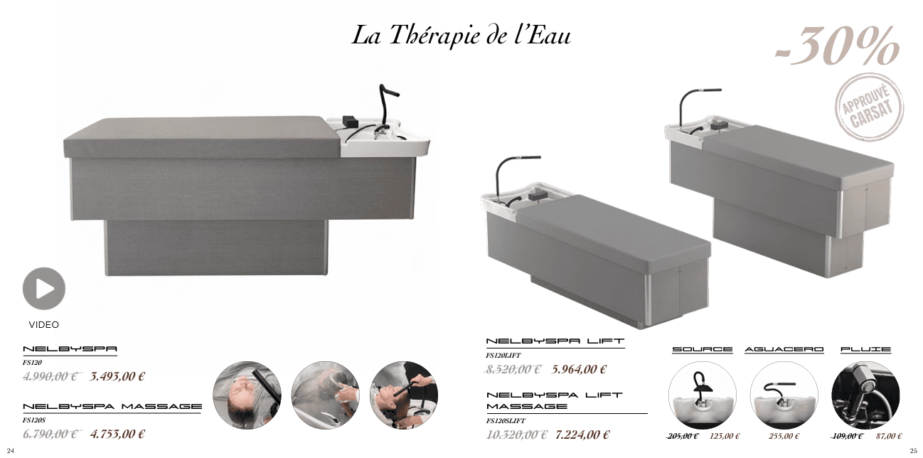 Commercial salon equipment