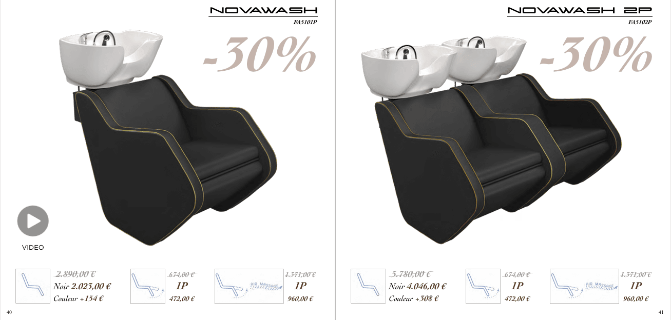 Beauty salon furniture packages