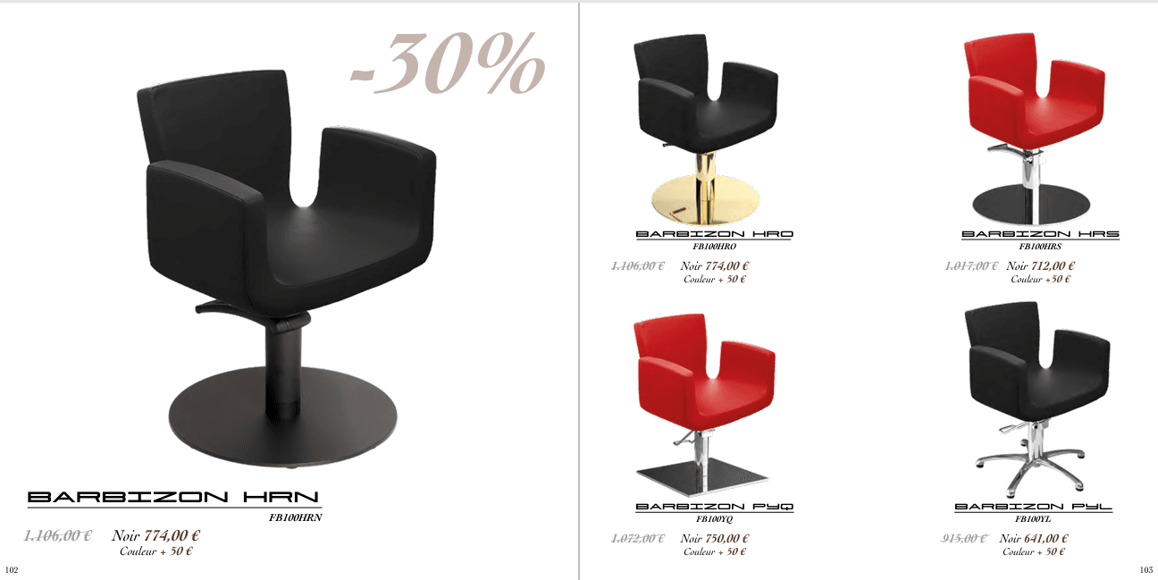 Hair salon equipment