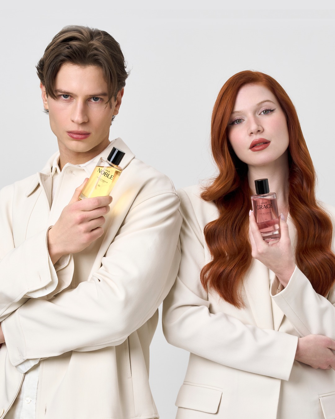 Gold Professional high-performance styling and runway editorial hair model